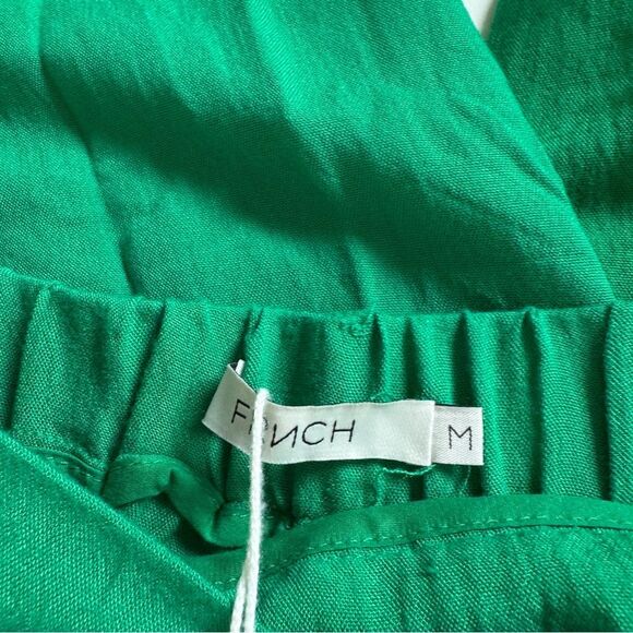 FRNCH Paris Women’s Green Culottes Pants Size Medium NWT - Picture 5 of 9
